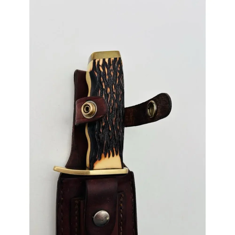 Vintage/RARE Schrade 171UH Fixed Blade Knife With Sheath Good Condition